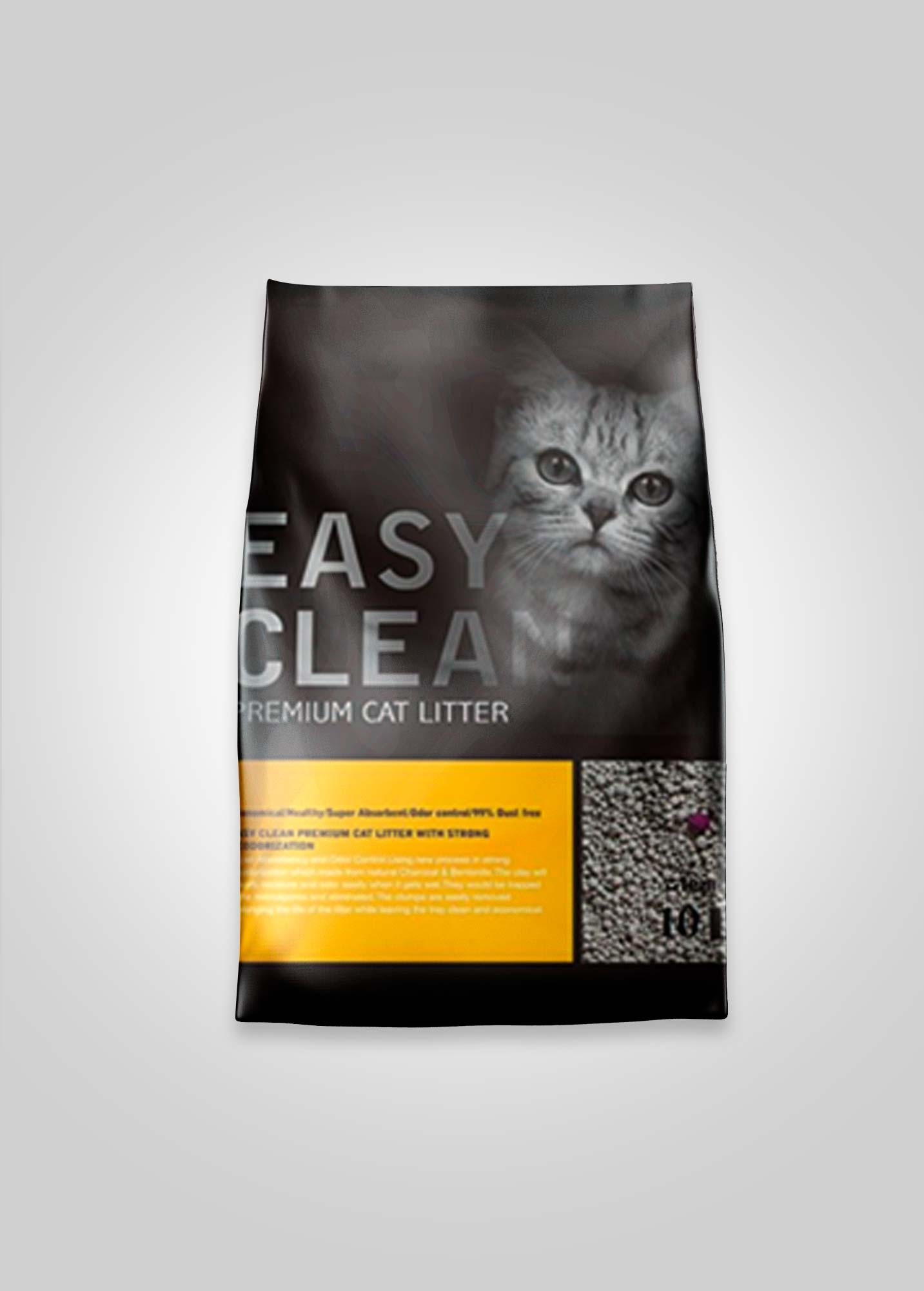 Arena para Gatos Easy Clean Pequeña Limón 4kg —